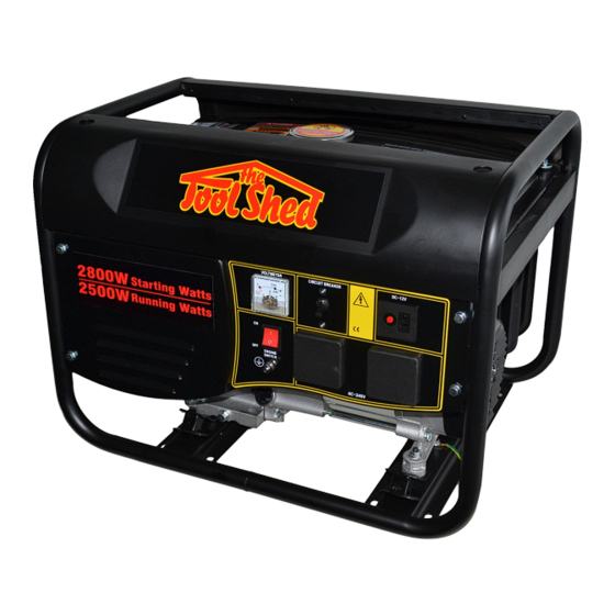 Tool Shed TSG7 Manuals