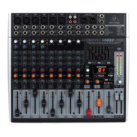 Behringer XENYX X1222USB User Manual