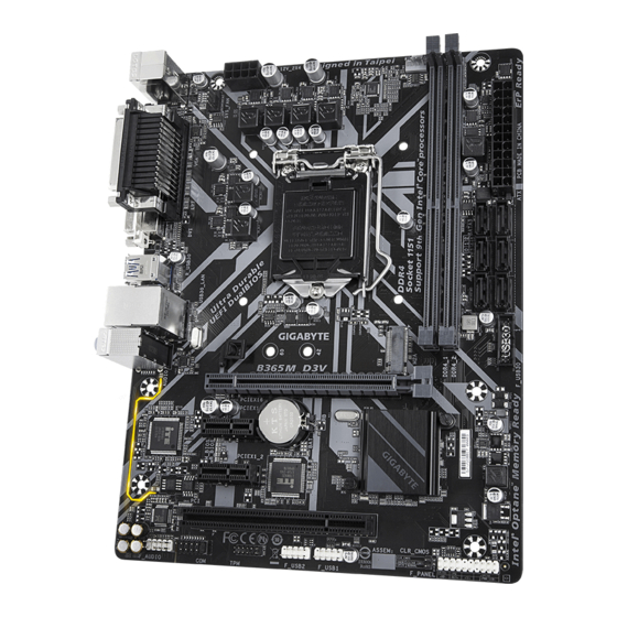 Gigabyte B365M D3V User Manual