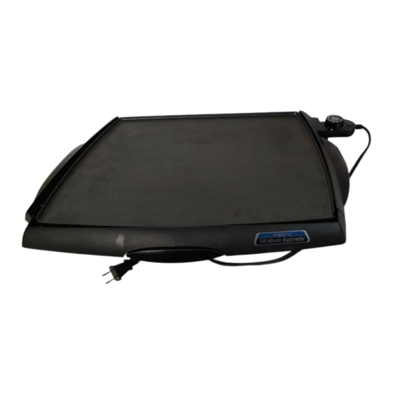 PRESTO TILT'NDRAIN BIGGRIDDLE INSTRUCTIONS Pdf Download ManualsLib