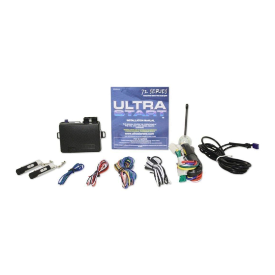 Ultra Start 1172 Owner's Manual
