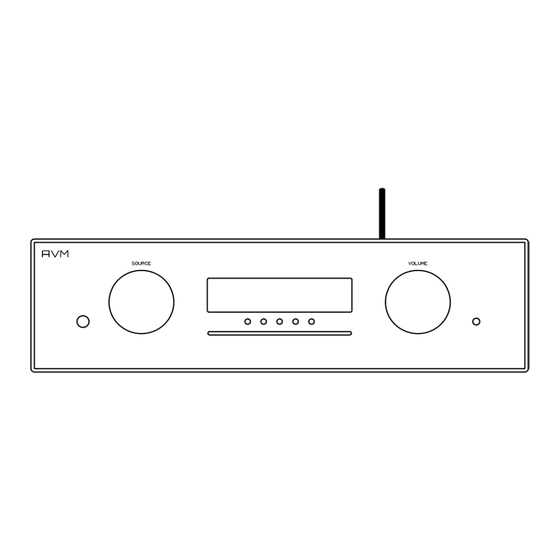 AVM OVATION CS 6.2 Operating Instructions Manual