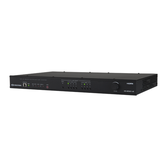 Crestron DM-MD8X1-4K-C Supplemental Manual