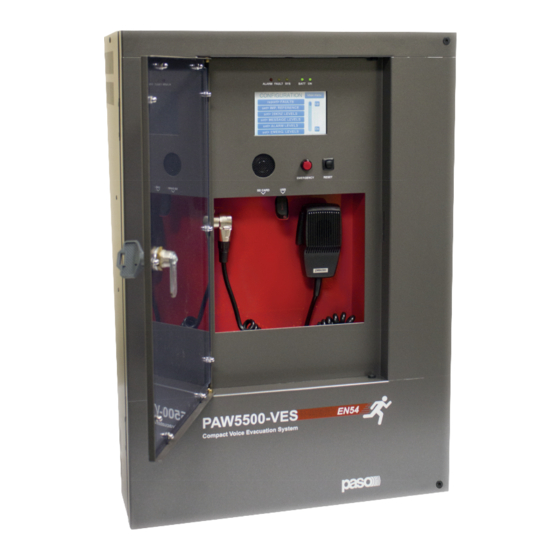 Paso PAW5500-VES Series User Manual