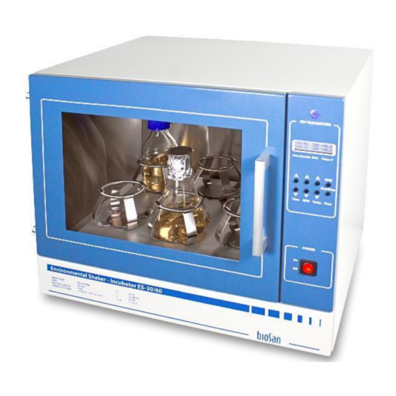 Biosan ES-20/60 Operating Manual