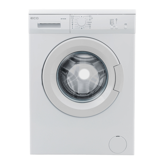 ECG EWF 1053 MD Instruction Manual
