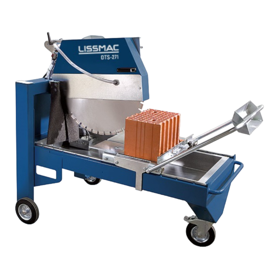 Lissmac DTS 271 Operating Manual