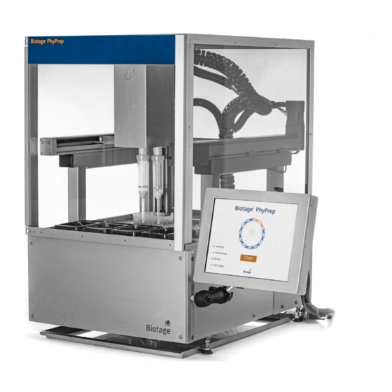 Biotage PhyPrep User Manual