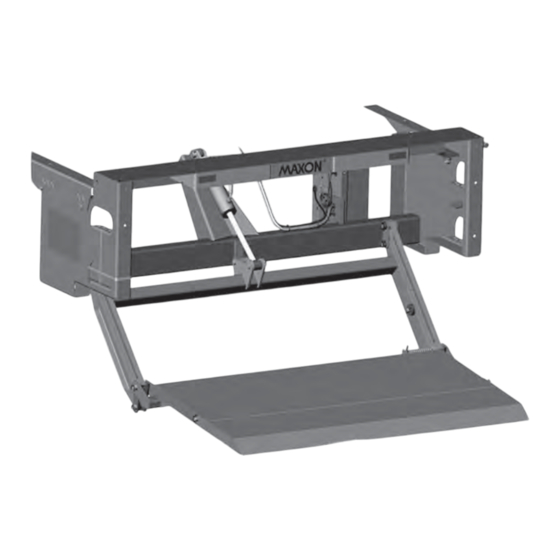 Maxon TUK-A-WAY MTB-25 Operation Manual