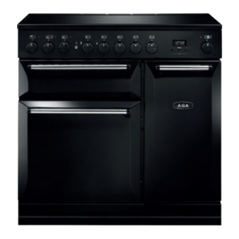 AGA MASTERCHEF DELUXE 90 INDUCTION User's Manual & Installation Instructions