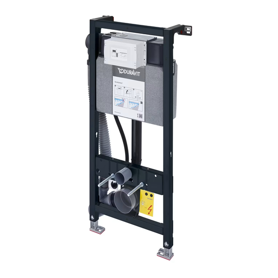 DURAVIT DuraSystem WD1014 000 000 Mounting Instructions