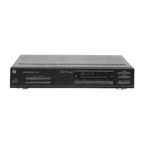Dual CT 7060 Service Manual