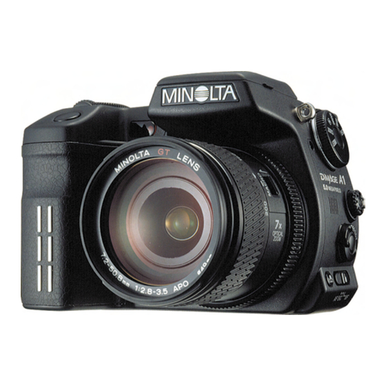 Konica Minolta Dimage A1 Instruction Manual