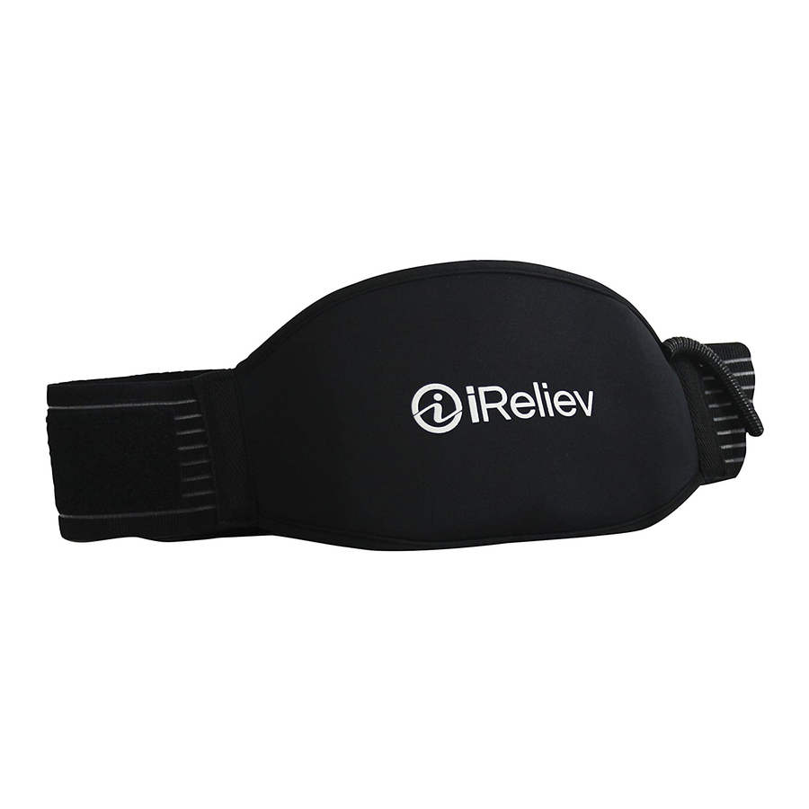 iReliev Conductive Back Wrap Instruction Manual