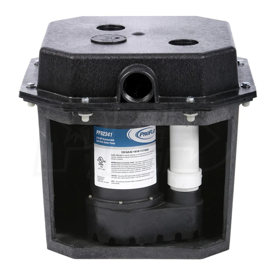 ProFlo PF92017 Owner's Manual