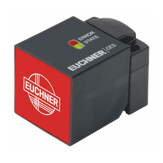 EUCHNER CES-AR-C01 Series Operating Instructions Manual