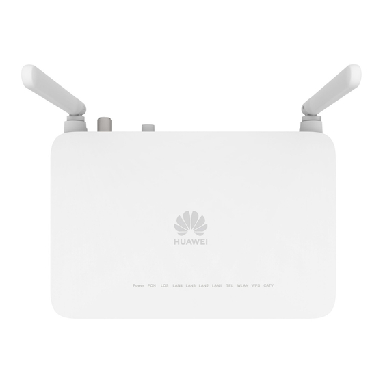 HUAWEI EG8143A5 QUICK START MANUAL Pdf Download ManualsLib