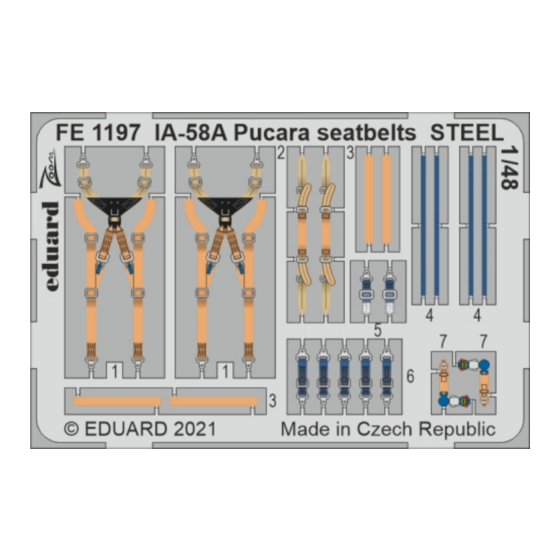 Eduard IA-58A Quick Start Manual