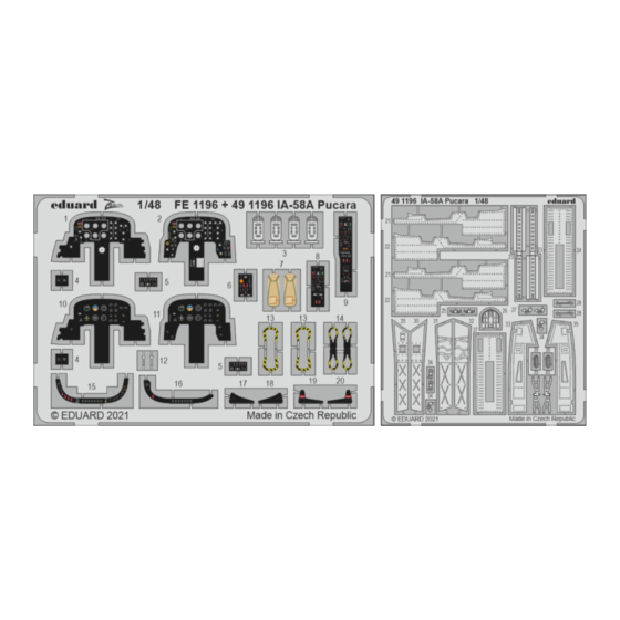 Eduard IA-58A Quick Start Manual