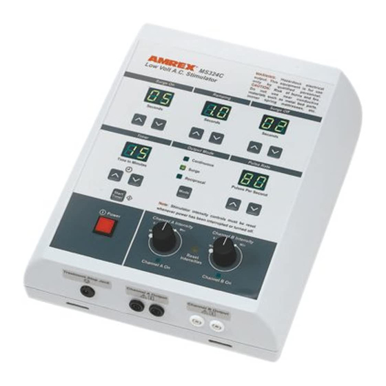 Amrex MS324C Series User Manual