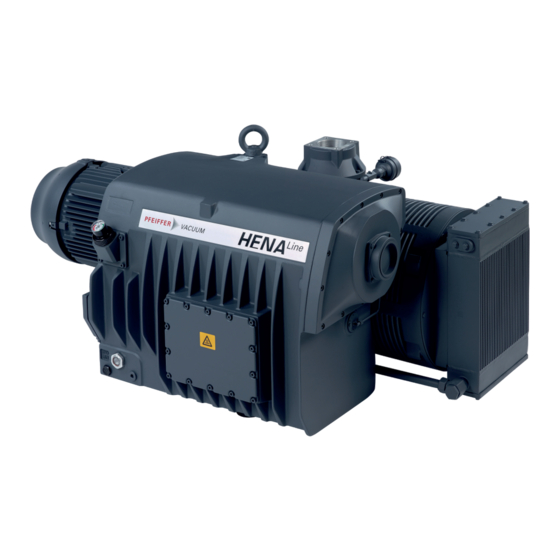 Pfeiffer Vacuum HENA 401 Operating Instructions Manual