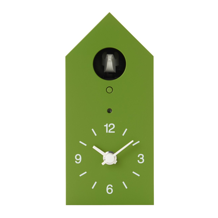 Muji CUCKOO CLOCK - Alarm Clock Manual