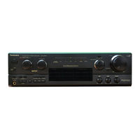 Technics SA-AX540 Operating Instructions Manual