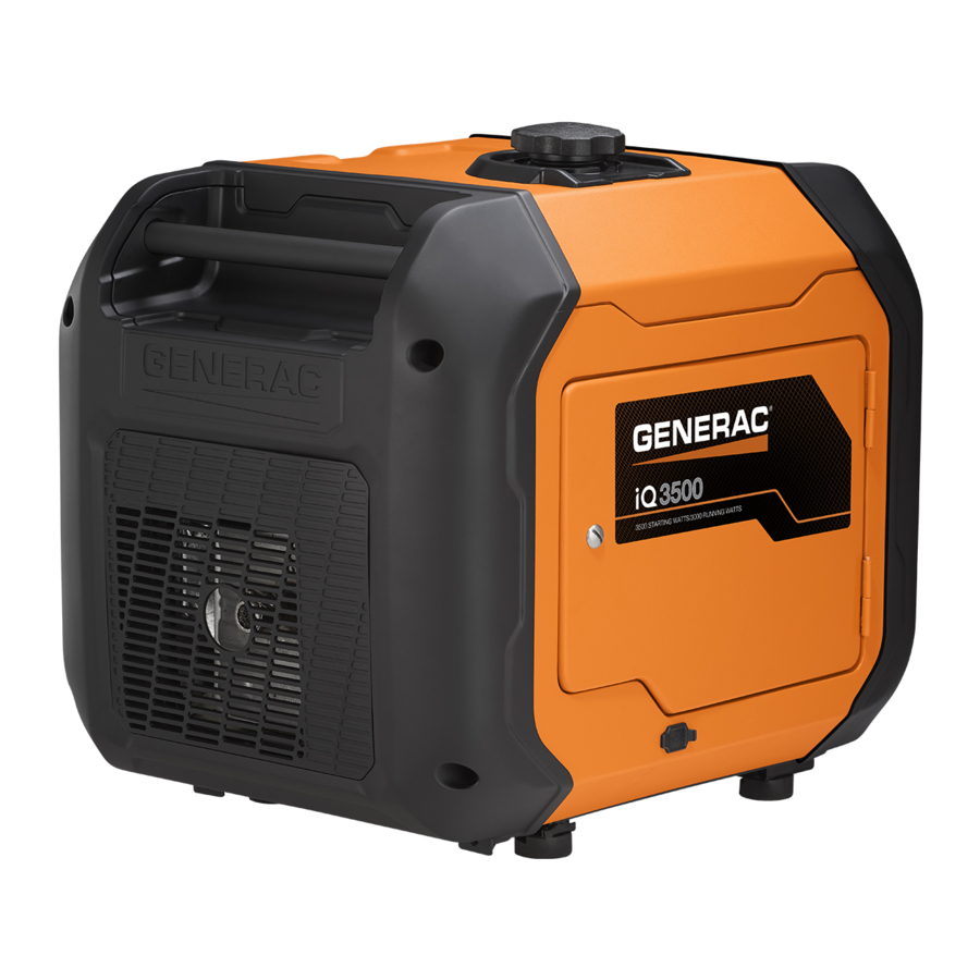 Generac iQ3500 - Portable Generator Manual