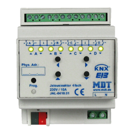 MDT JAL DC Series Operating Instructions