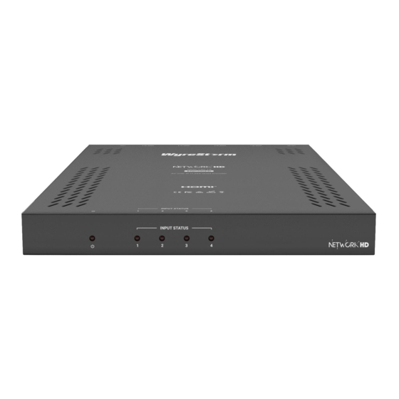 Wyrestorm 100 Series Quick Start Manual