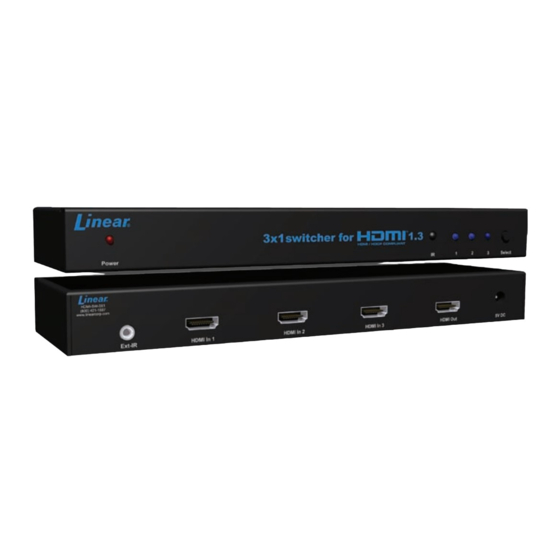 Linear HDMI-SW-3X1 User Manual