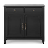 SIMPLIHOME brooklyn + max WyndenHall AXCCON47-BL Manual
