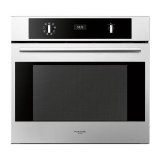 Fulgor Milano F4SP30S3 Installation Instructions Manual