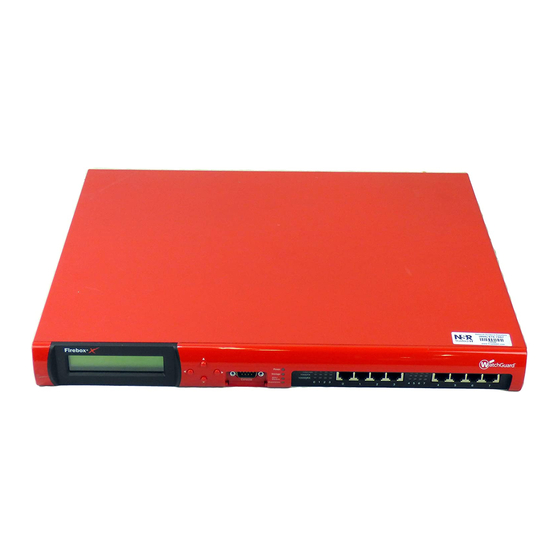 Watchguard Firebox X1250E Quick Start Manual