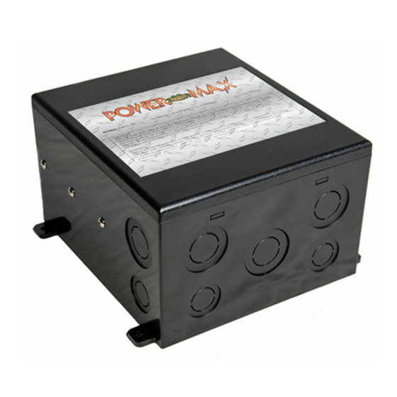 PowerMax PMTS-30 Owner's Manual