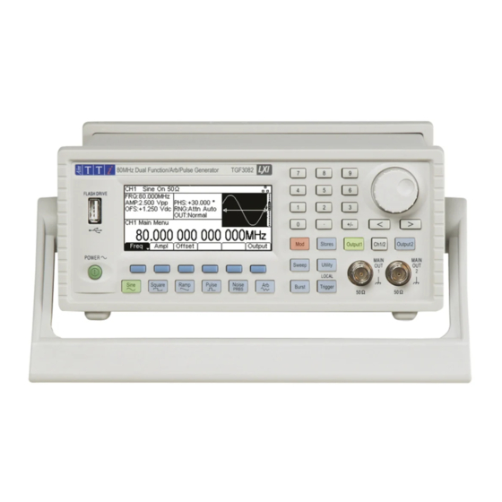 Aim-TTI TGF3082 Instruction Manual