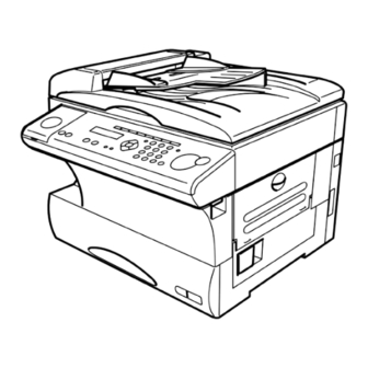Muratec MFX-1300 Quick Reference