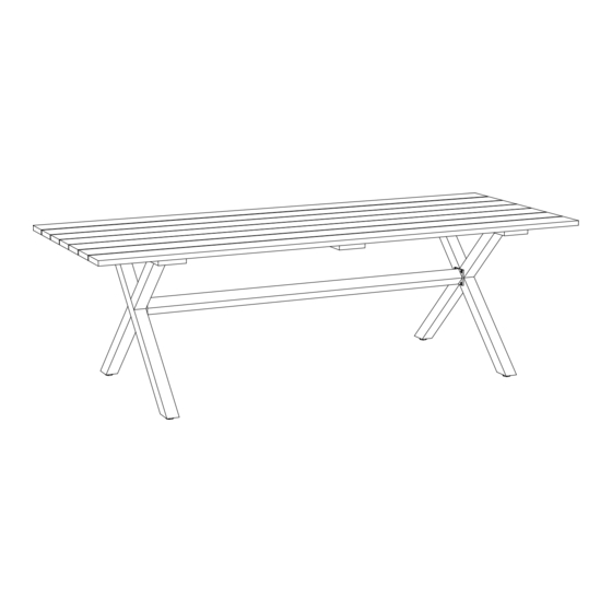 PURPLE LEAF Dining Table 250 Assembly And Operation Manual