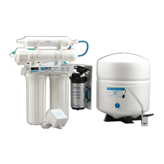 Watts Premier ZRO-4 Filtration System Manuals