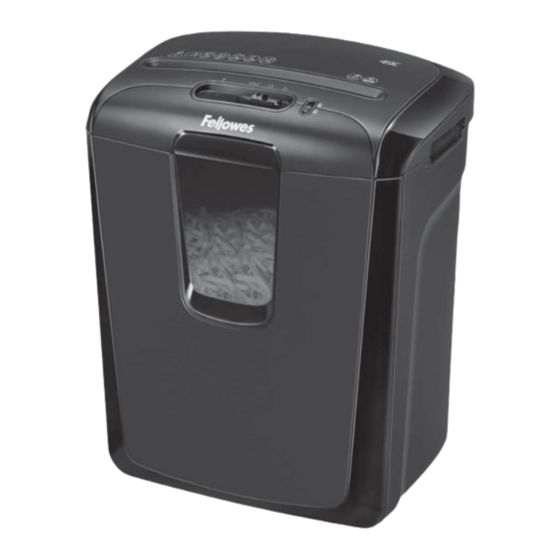 Fellowes POWERSHRED 49C Instructions Manual