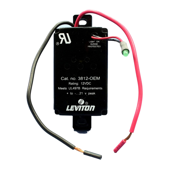 Leviton 3812 Installation Instructions