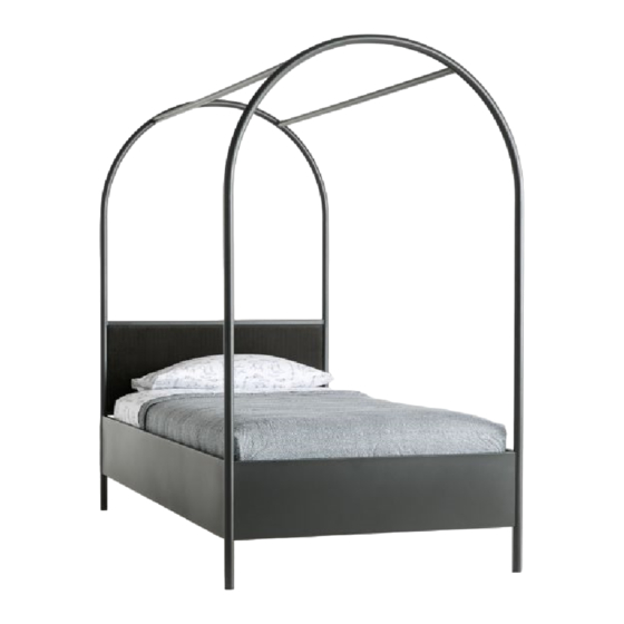 Crate&Barrel Canyon Canopy Twin Bed Assembly Instructions
