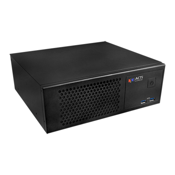 ACTi CMS-100 Quick Installation Manual