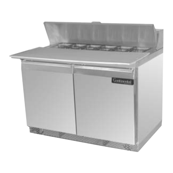 Continental Refrigerator SW27-8C-FB Specifications