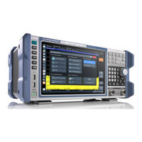 Rohde & Schwarz R&S FPL1026 Getting Started