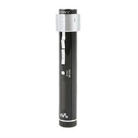 Sony NW-S205FBLACK - Network Walkman Notes On Usage