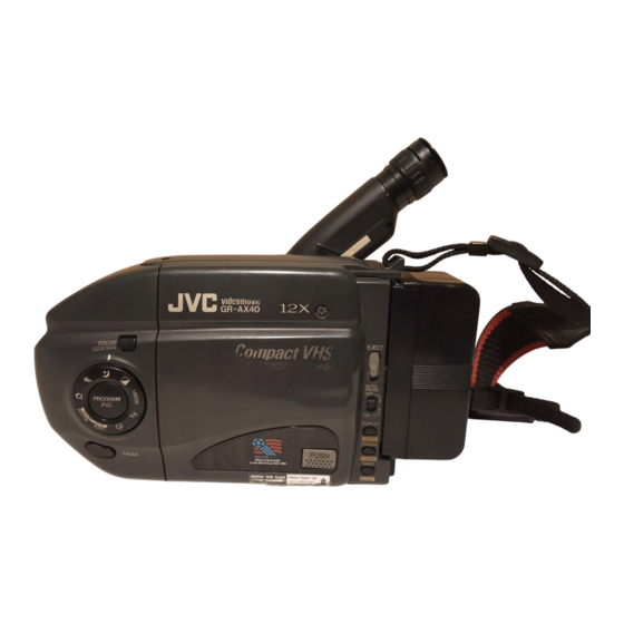 JVC GR-AX40EG Manual
