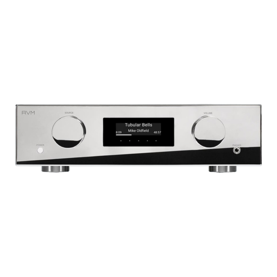 AVM EVOLUTION PAS 3.3 Instruction Manual
