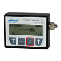 OPTOKON PM-212 Instruction Manual