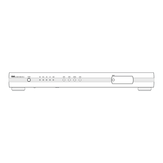 ELAC DPA-2 Series Operating Instructions Manual